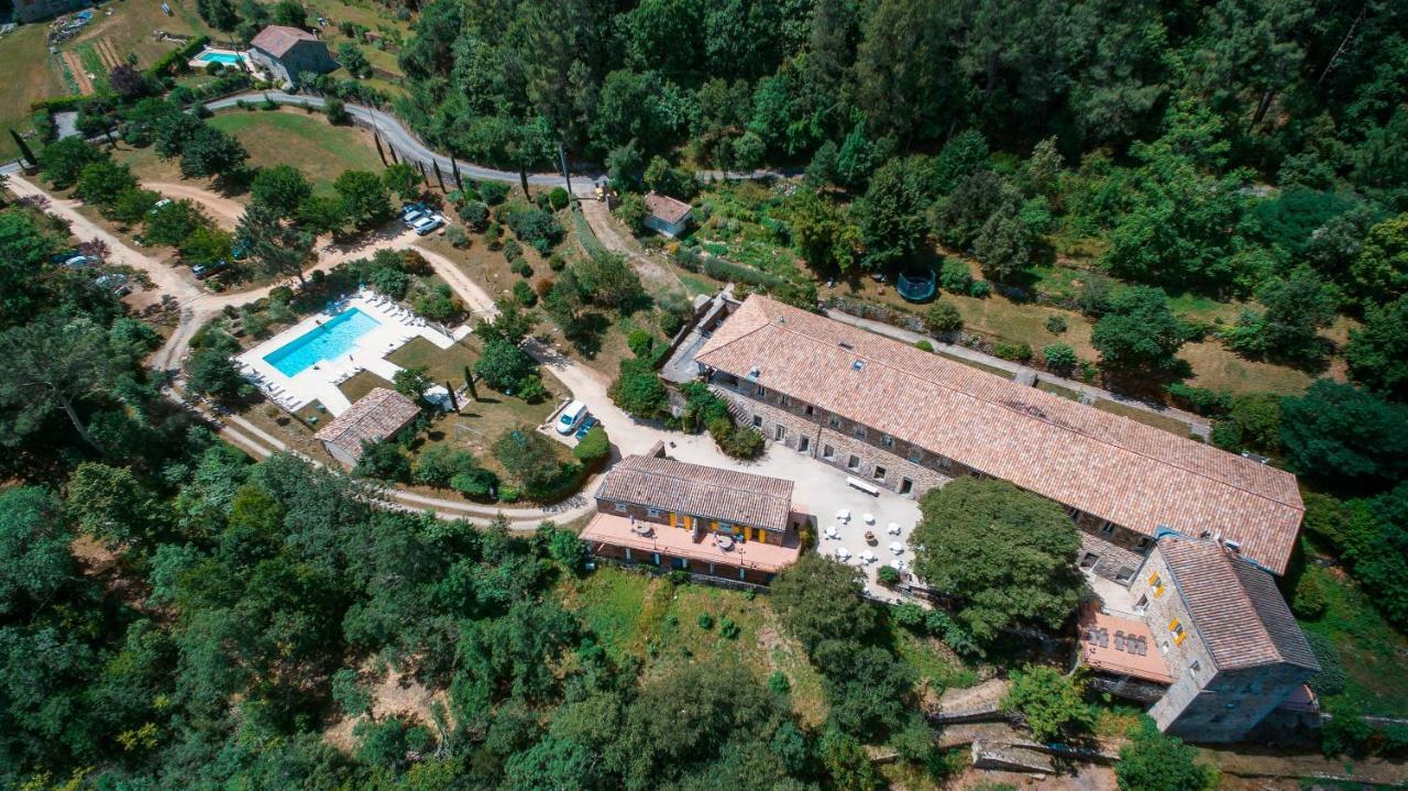 Logis Hotel Restaurant Le Domaine De L'Eau Vive Largentière Exterior foto